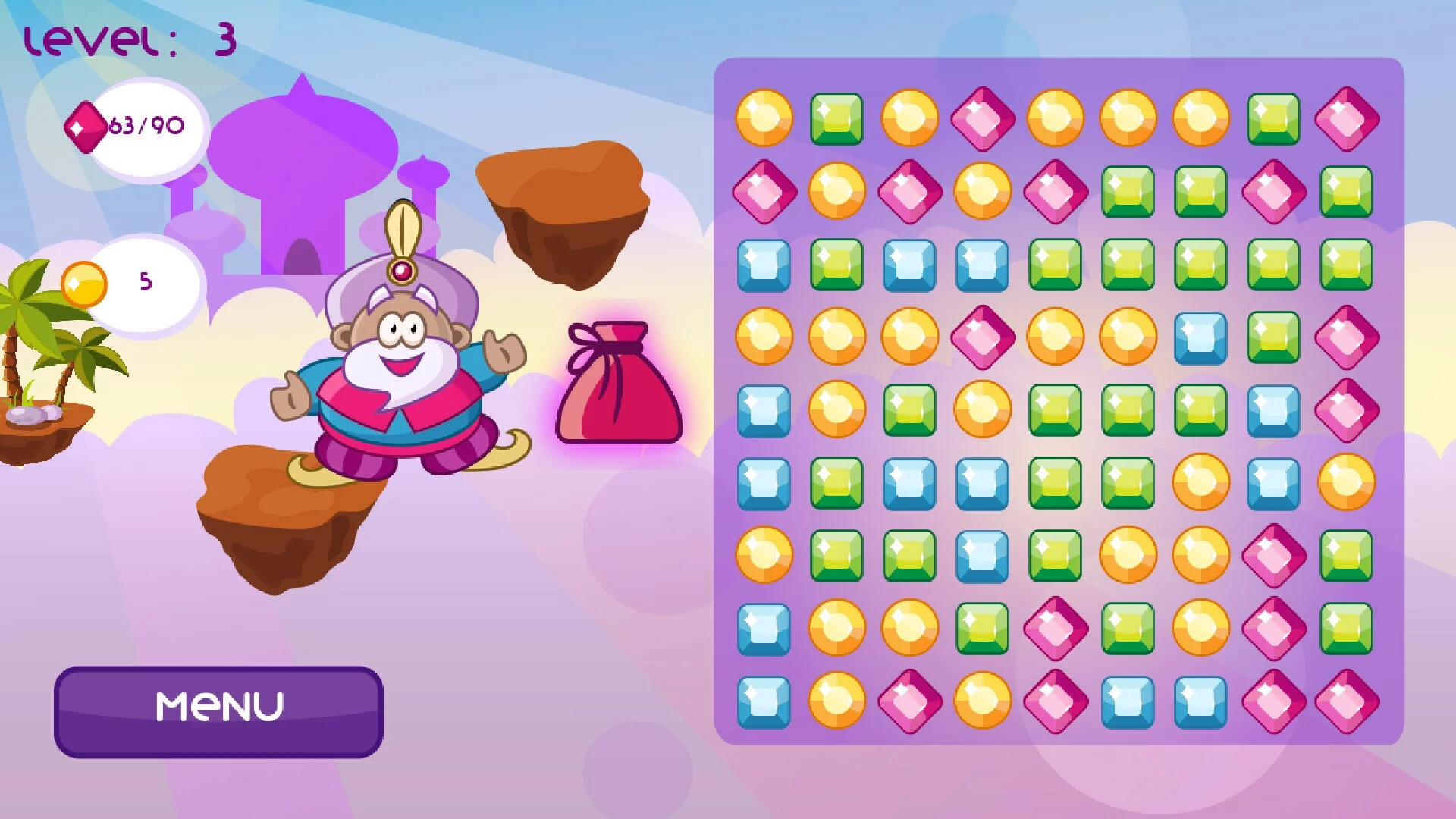 Изображение игры: Magic gems