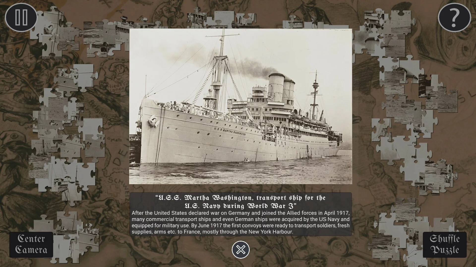 Изображение игры: Historical Jigsaw Puzzle: World War I