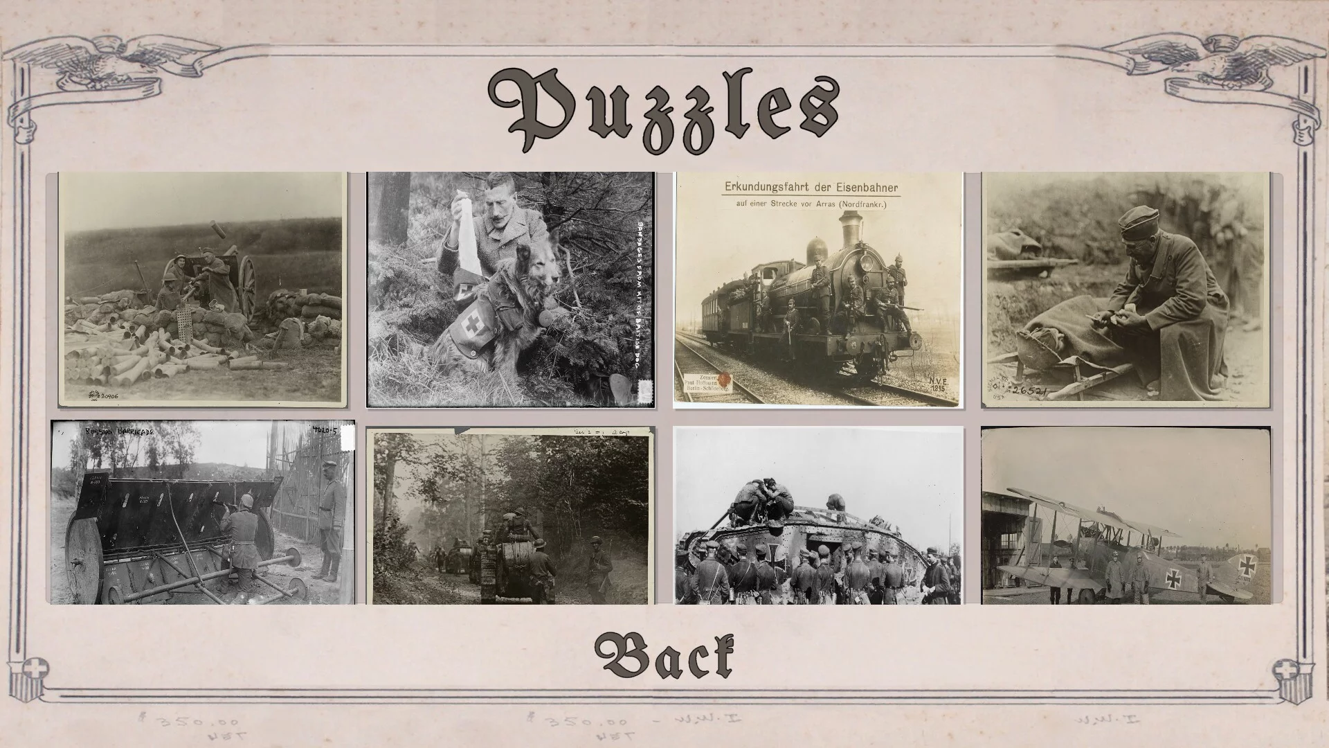 Изображение игры: Historical Jigsaw Puzzle: World War I