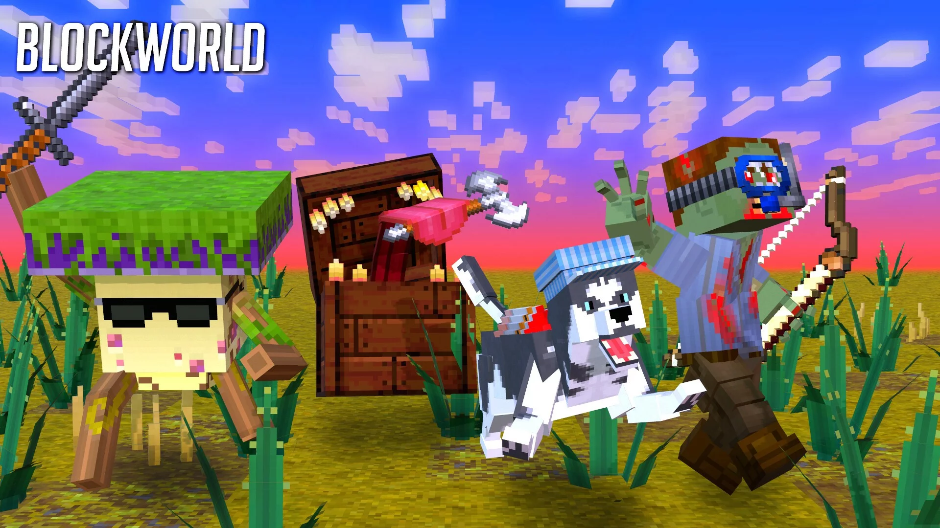 Изображение игры: BlockWorld