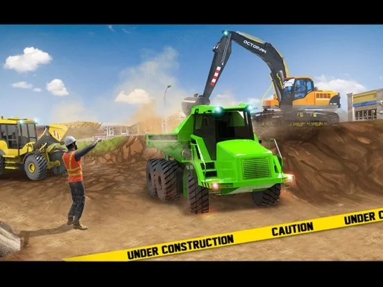 Изображение игры: City Construction Truck Games