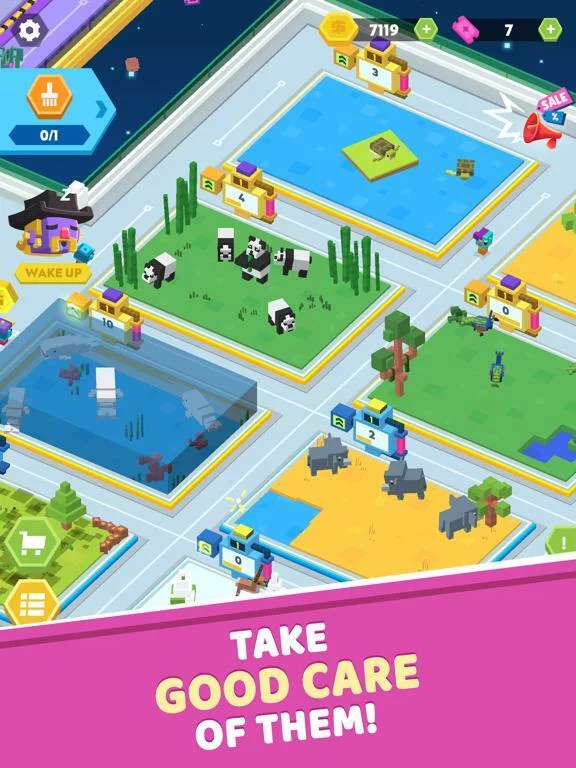 Изображение игры: Idle Star Zoo: Universe Tycoon