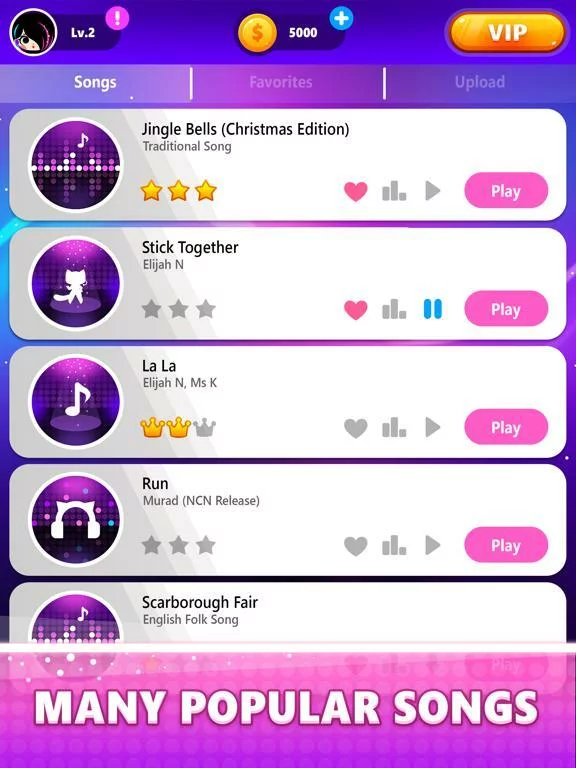 Изображение игры: Color Tiles: Vocal Piano Game