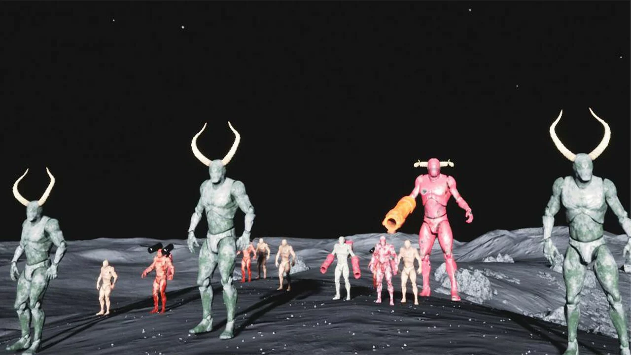 Изображение игры: VR Skirmish on Solar System Planets: Shooting Battle