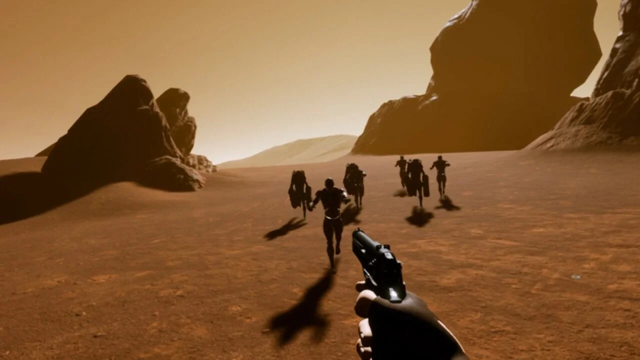 Изображение игры: VR Skirmish on Solar System Planets: Shooting Battle