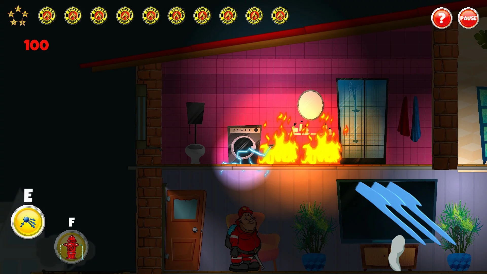 Изображение игры: FIREFIGHTER