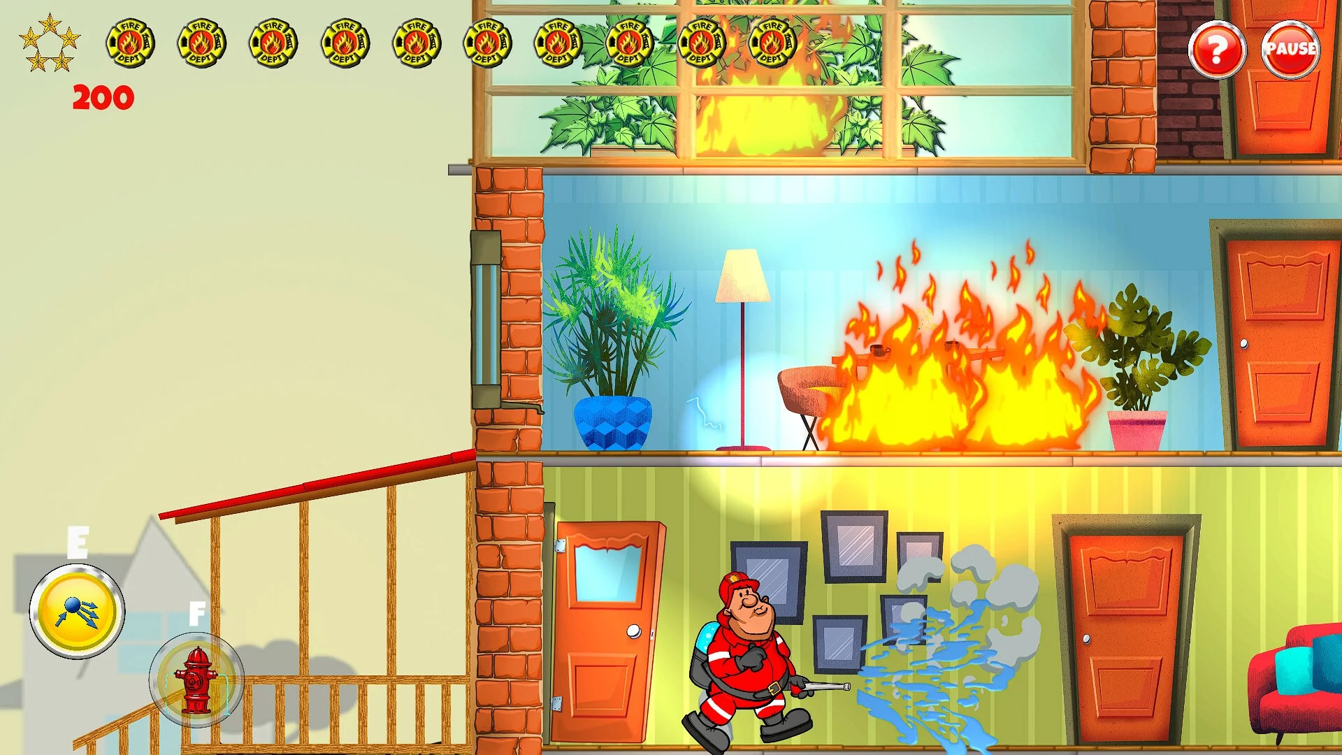 Изображение игры: FIREFIGHTER