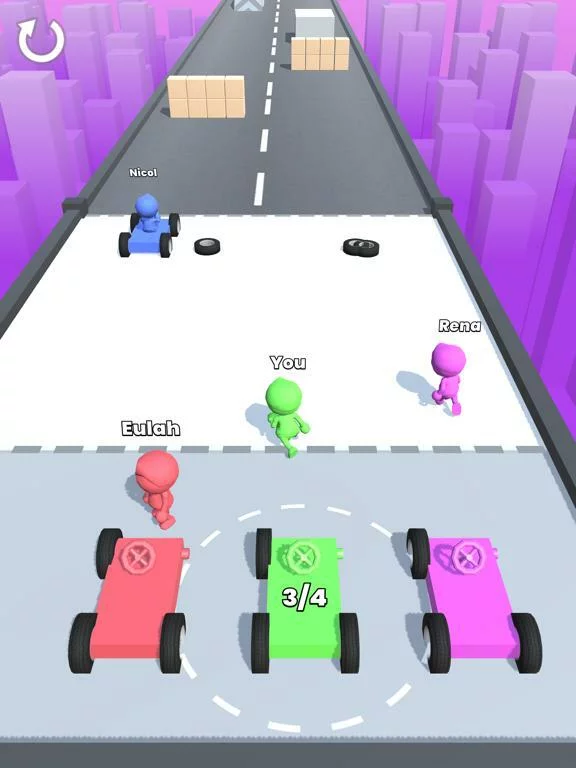 Изображение игры: CarCraft.io