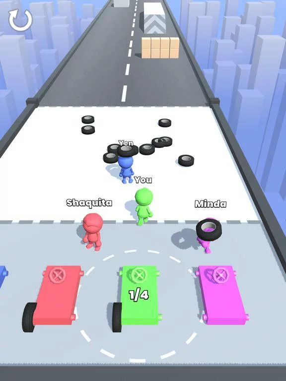 Изображение игры: CarCraft.io