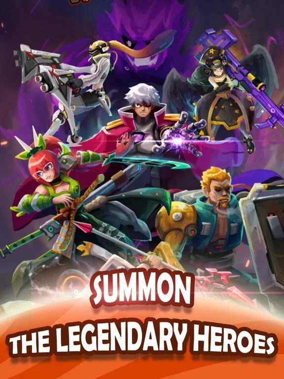 Изображение игры: Cyber War: Idle Tower Defense