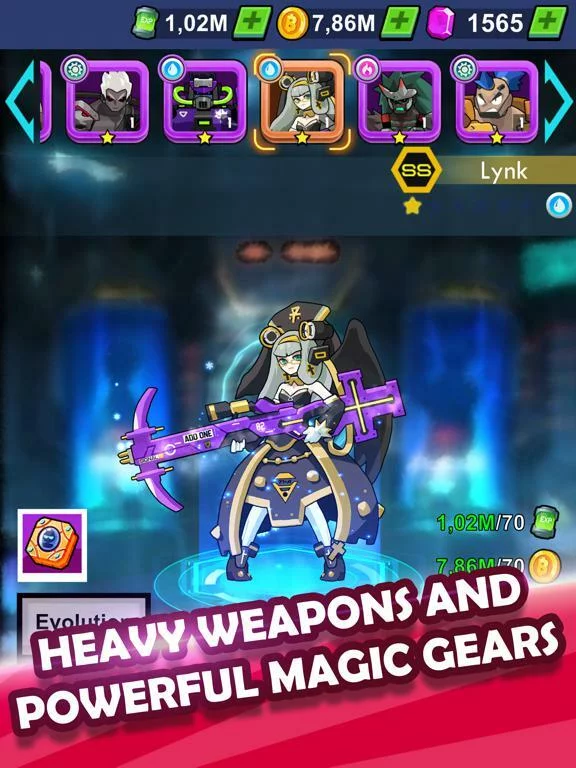 Изображение игры: Cyber War: Idle Tower Defense