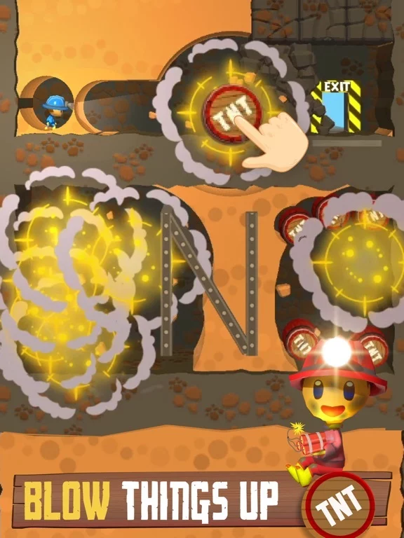 Изображение игры: Mine Rescue! - Puzzle Game