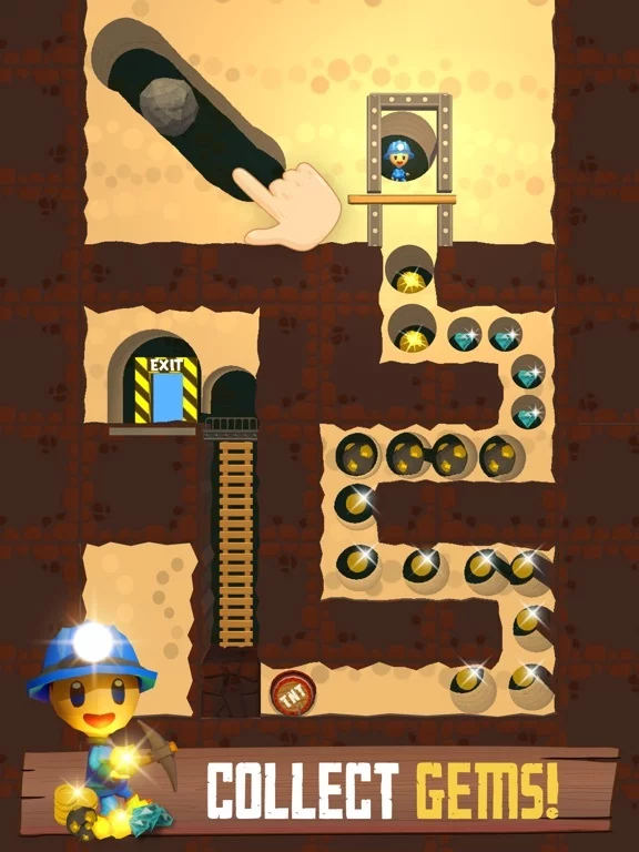 Изображение игры: Mine Rescue! - Puzzle Game
