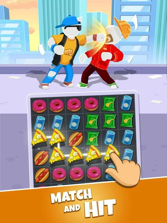 Изображение игры: Match Hit - Puzzle Fighter