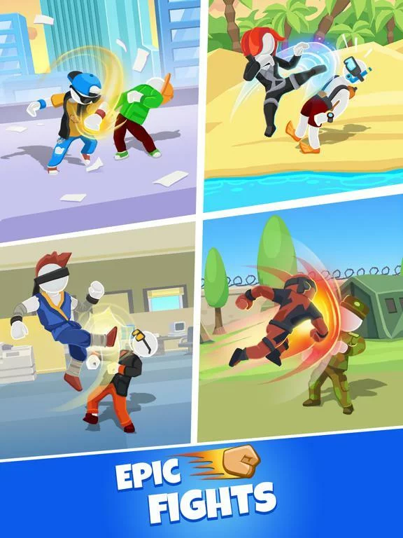 Изображение игры: Match Hit - Puzzle Fighter