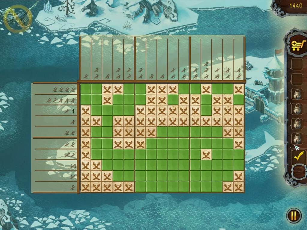 Изображение игры: Fill and Cross Pirate Riddles