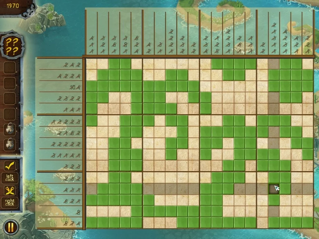 Изображение игры: Fill and Cross Pirate Riddles 2