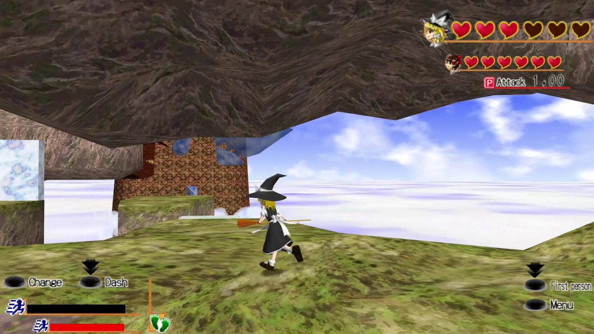Изображение игры: Touhou 3D Dungeon
