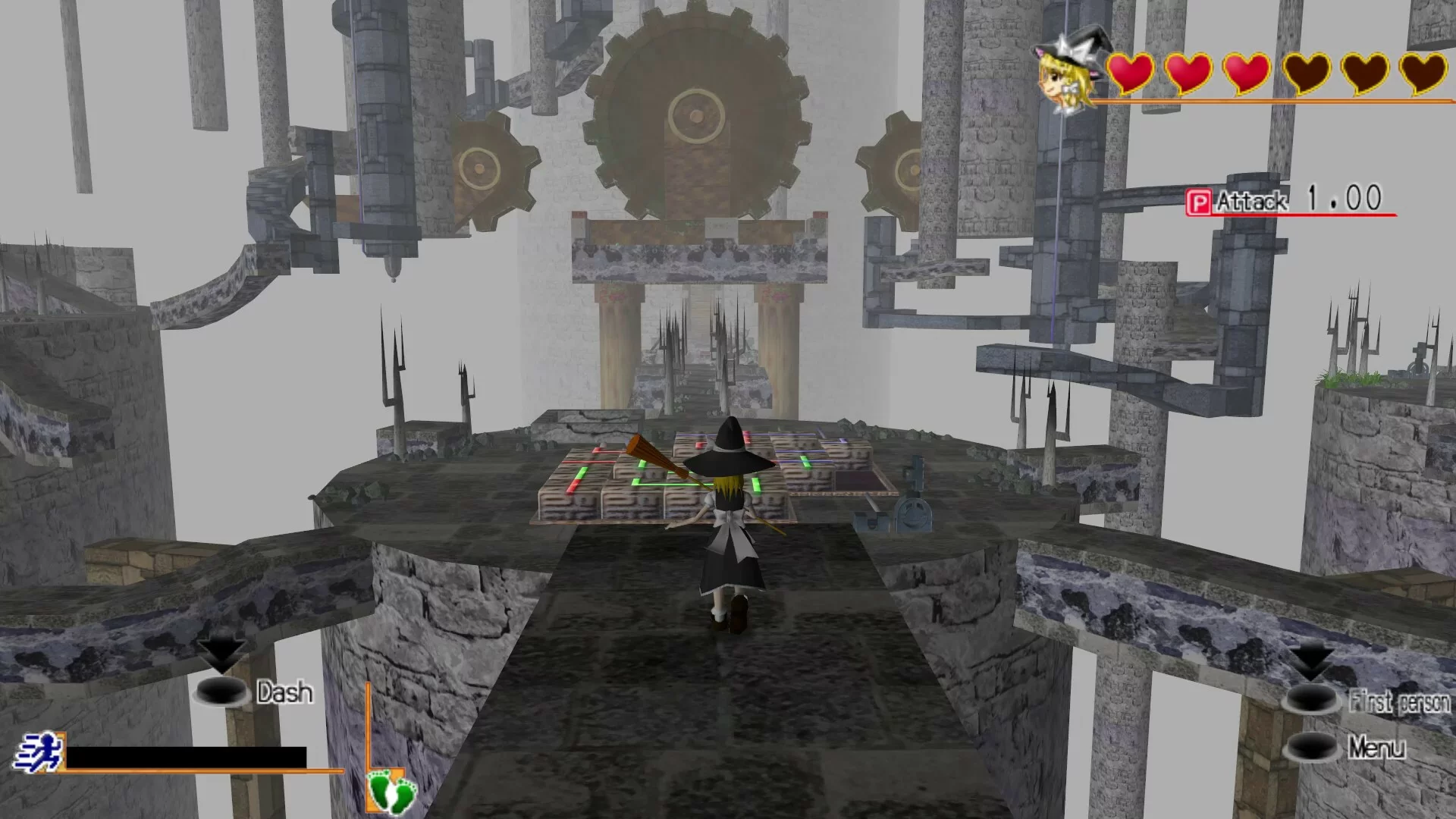 Изображение игры: Touhou 3D Dungeon