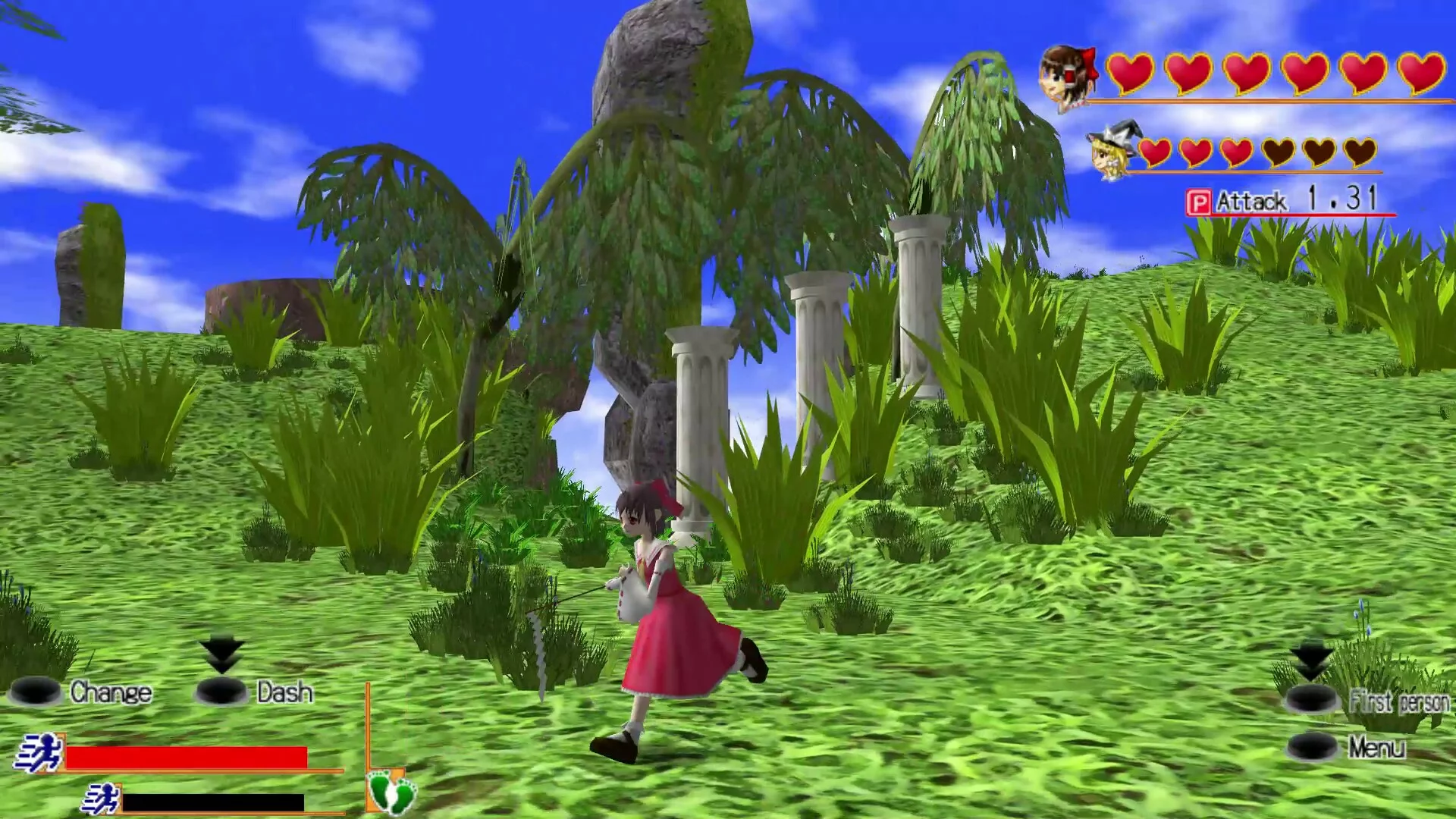 Изображение игры: Touhou 3D Dungeon