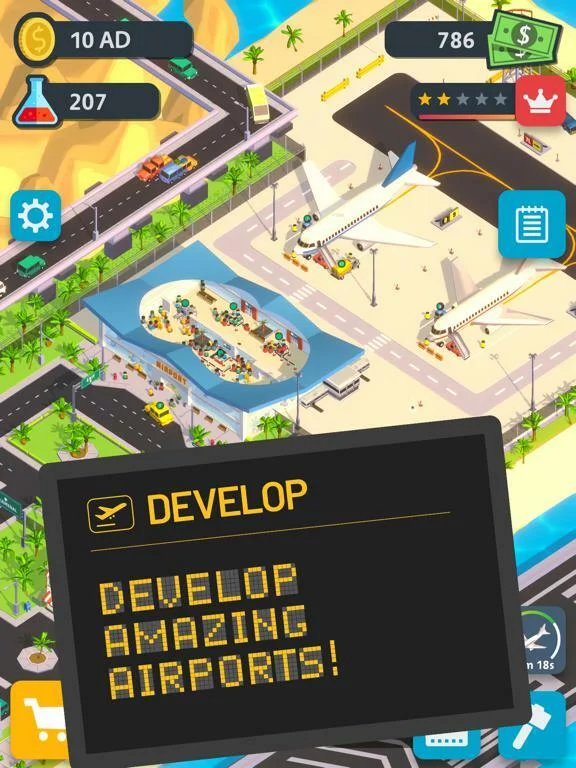 Изображение игры: Airport Inc. Idle Tycoon Game