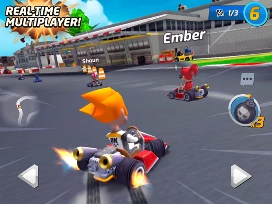 Изображение игры: Boom Karts -Multiplayer Racing