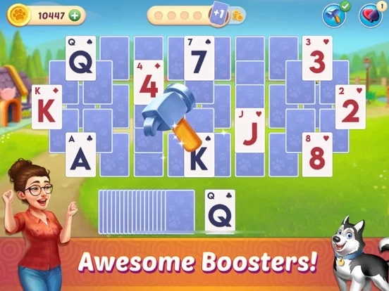 Изображение игры: Solitaire Pet Haven