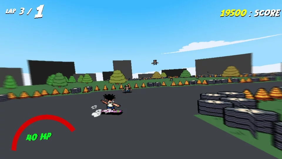 Изображение игры: Hoverboard Chase