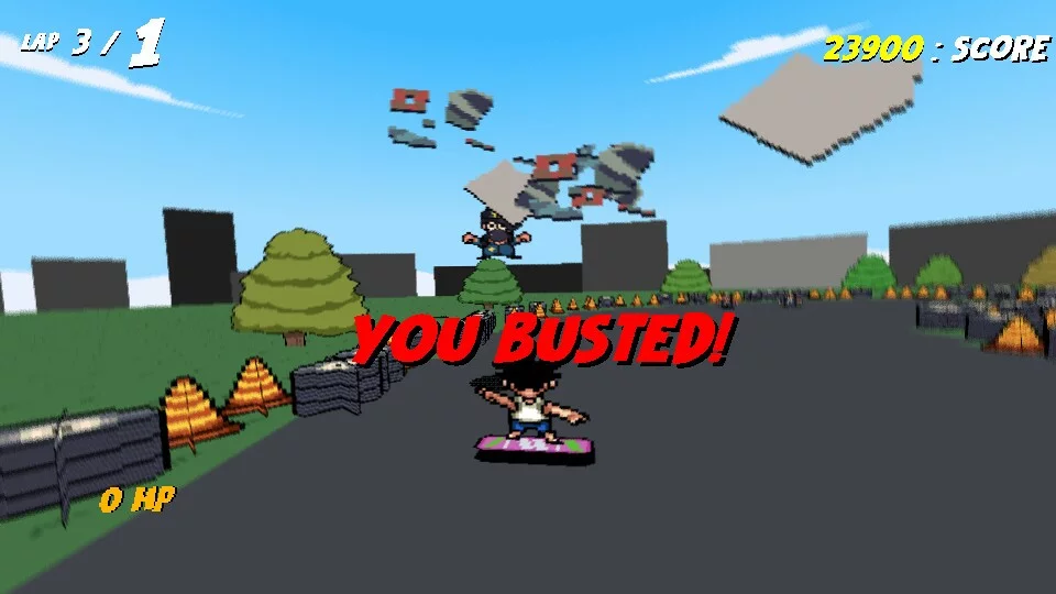 Изображение игры: Hoverboard Chase