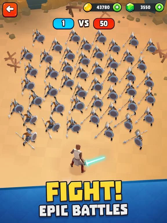 Изображение игры: Battle Simulator: Warfare
