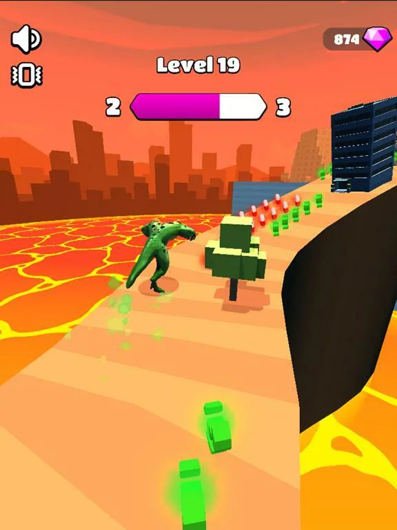 Изображение игры: Kaiju Run