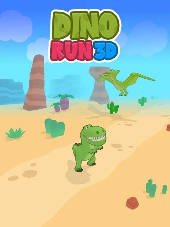 Изображение игры: Dino Run 3D