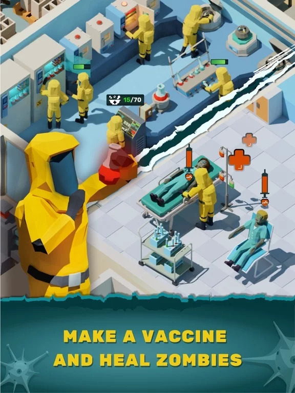 Изображение игры: Zombie Hospital Tycoon: Idle