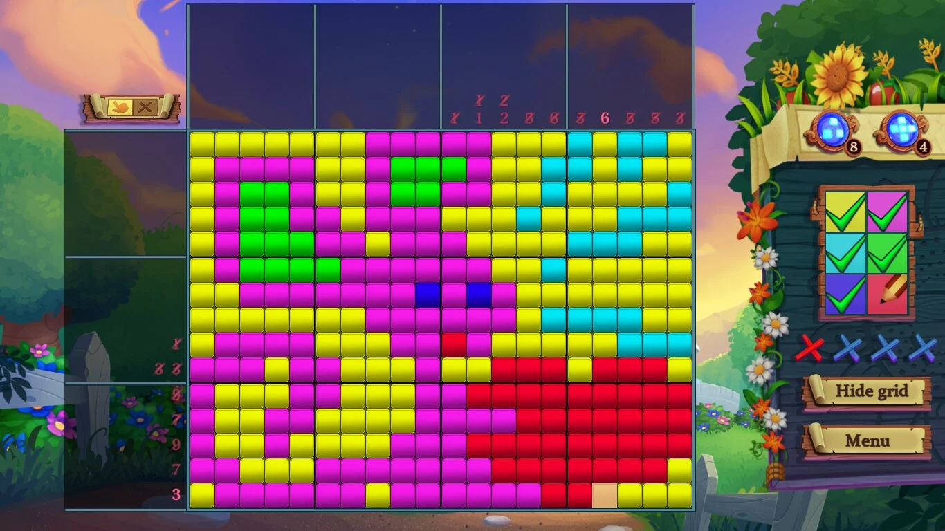 Изображение игры: Adventure Mosaics. Granny’s Farm