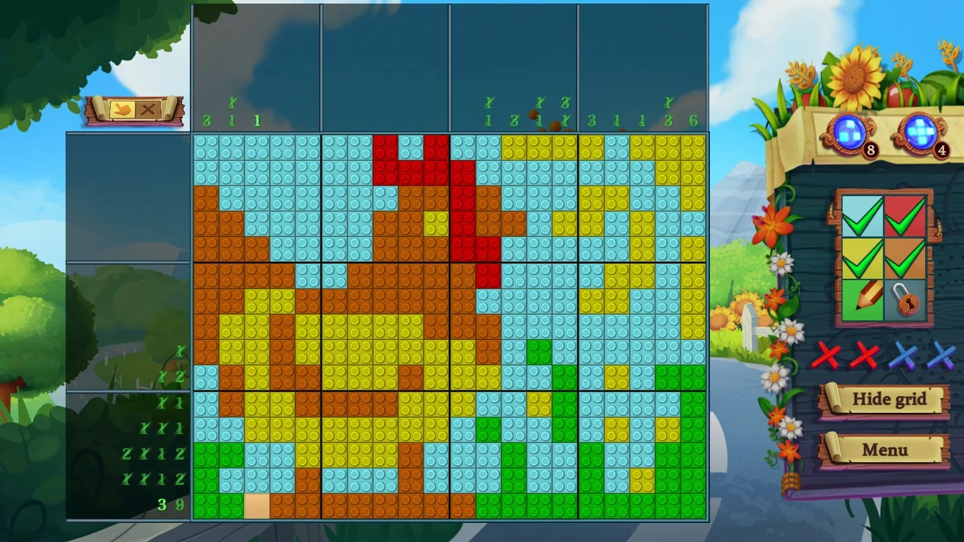 Изображение игры: Adventure Mosaics. Granny’s Farm