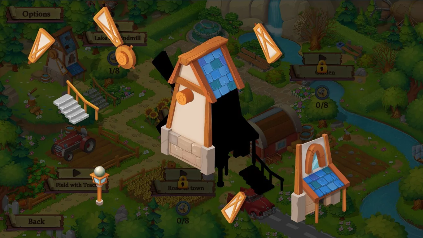Изображение игры: Adventure Mosaics. Granny’s Farm