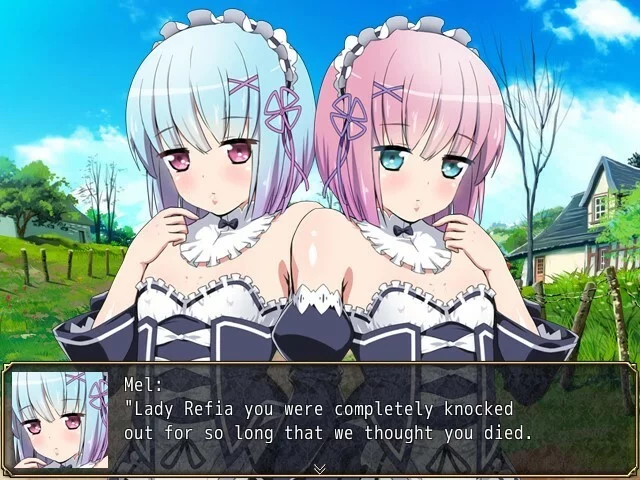 Изображение игры: KNIGHT SLAVE -The Dark Valkyrie of Depravity