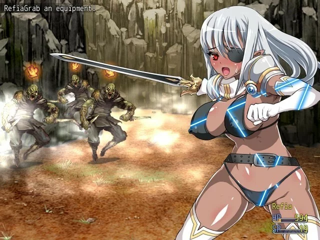 Изображение игры: KNIGHT SLAVE -The Dark Valkyrie of Depravity