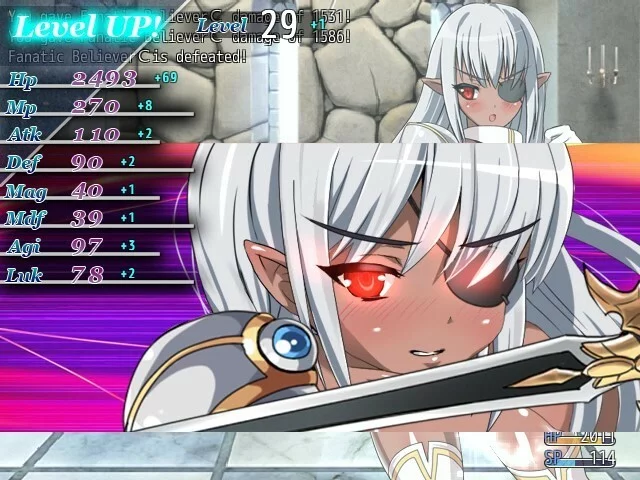 Изображение игры: KNIGHT SLAVE -The Dark Valkyrie of Depravity