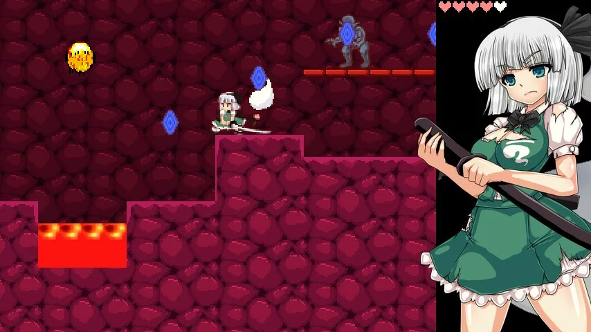 Изображение игры: Youmu Konpaku & Dungeon of Lewd Creatures