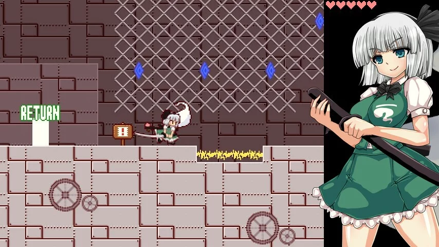 Изображение игры: Youmu Konpaku & Dungeon of Lewd Creatures