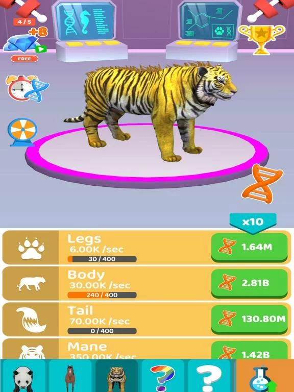 Изображение игры: Idle Animal Evolution