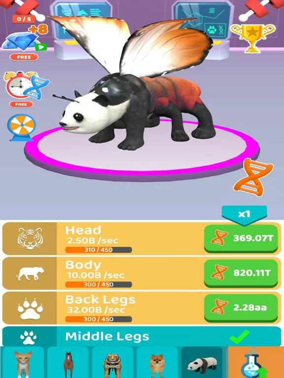 Изображение игры: Idle Animal Evolution