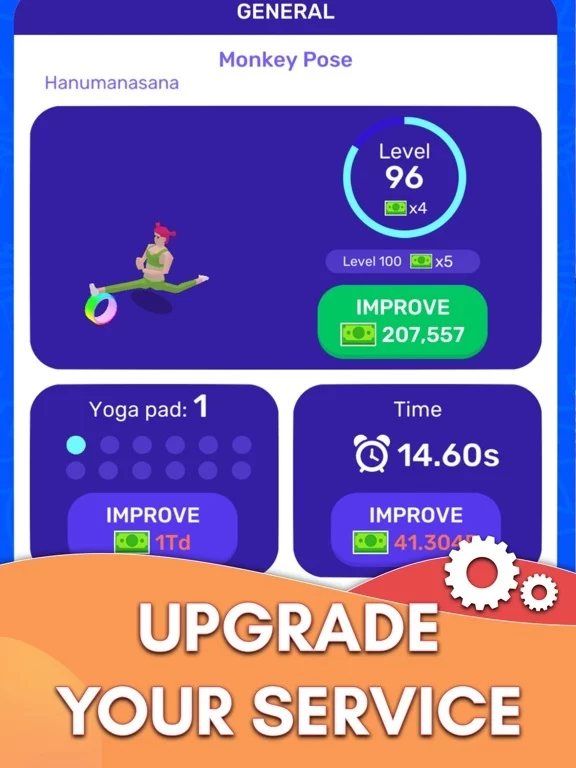 Изображение игры: Idle Yoga Tycoon