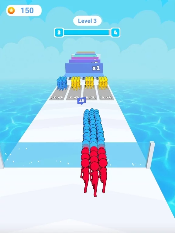 Изображение игры: Runner Pusher: Count Master 3D