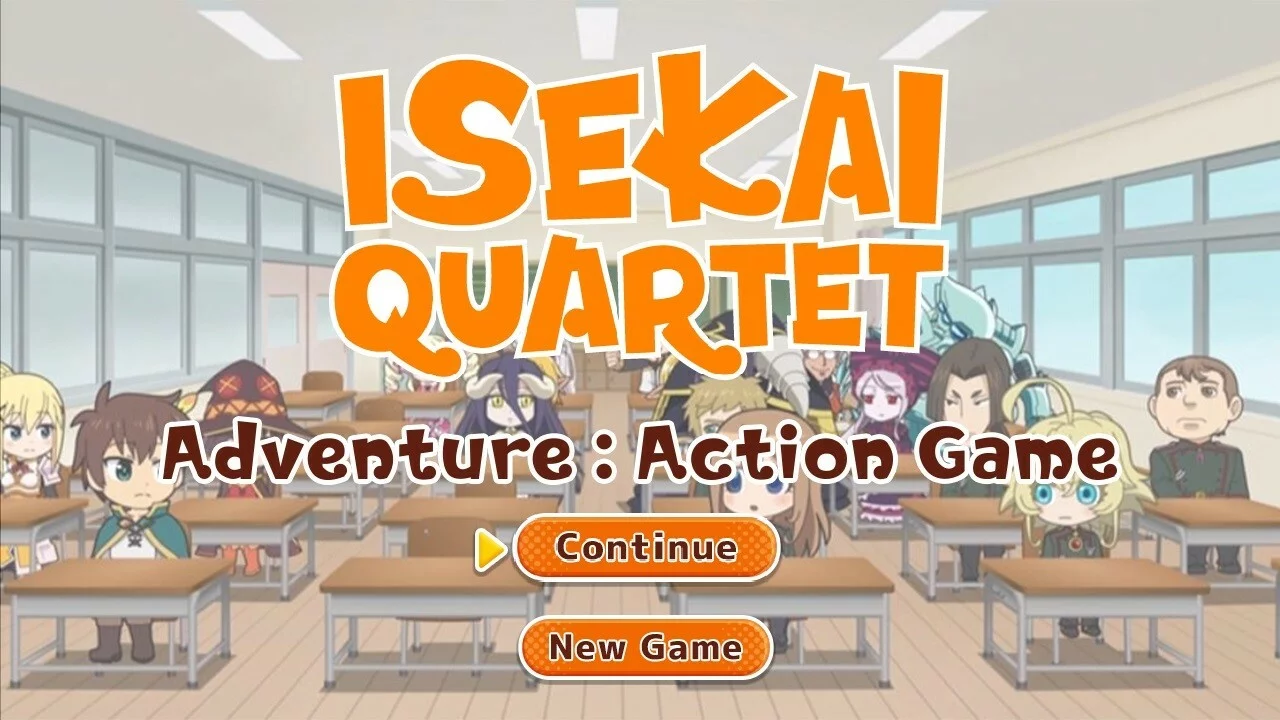 Изображение игры: Pixel Game Maker Series ISEKAI QUARTET Adventure Action Game