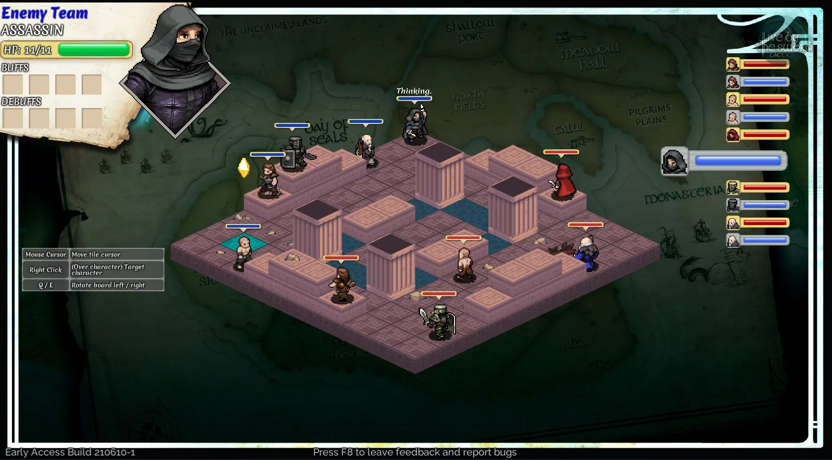 Изображение игры: Live by the Sword: Tactics
