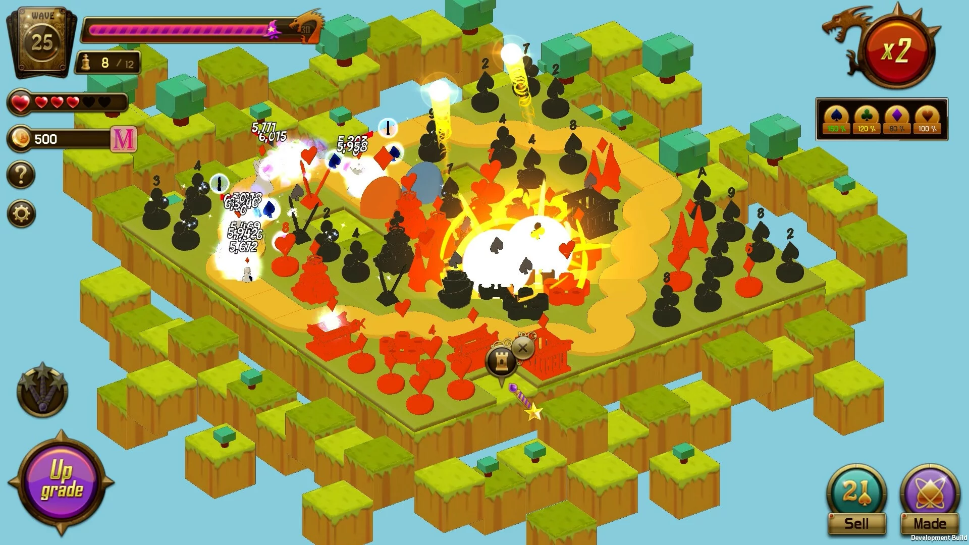 Изображение игры: Card Tower Defence