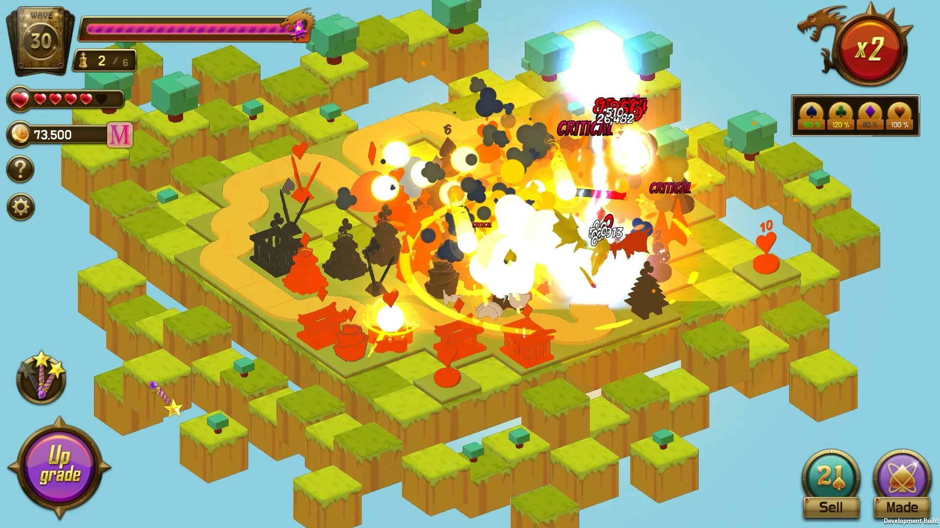 Изображение игры: Card Tower Defence