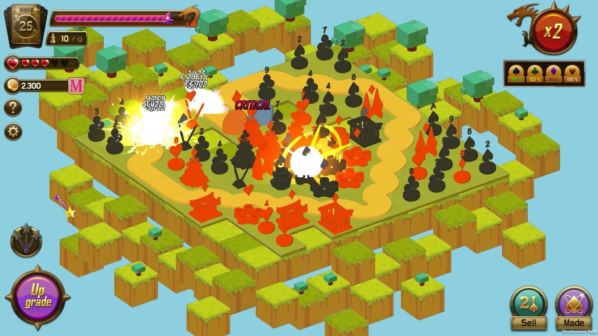 Изображение игры: Card Tower Defence